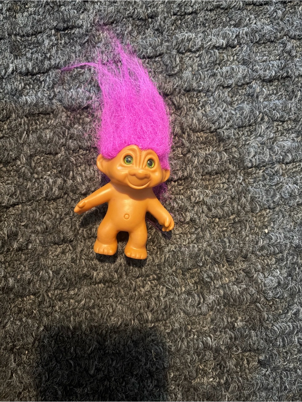 Russ berrie pink hair troll